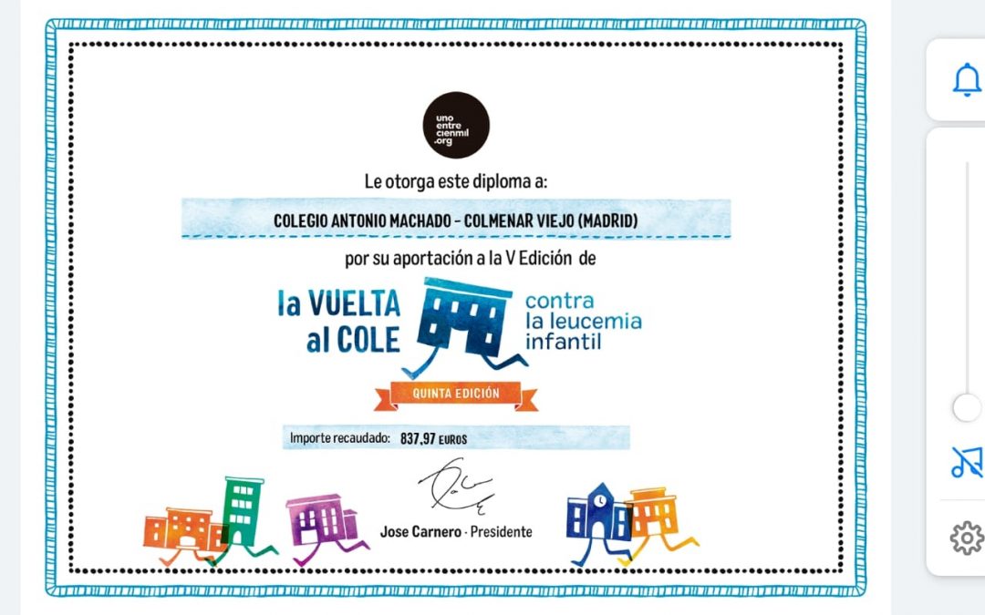 Carrera contra la leucemia de la asociación UNO ENTRE CIEN MIL